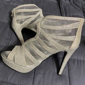Formal, bootie style shoes. Worn once for a Gala.